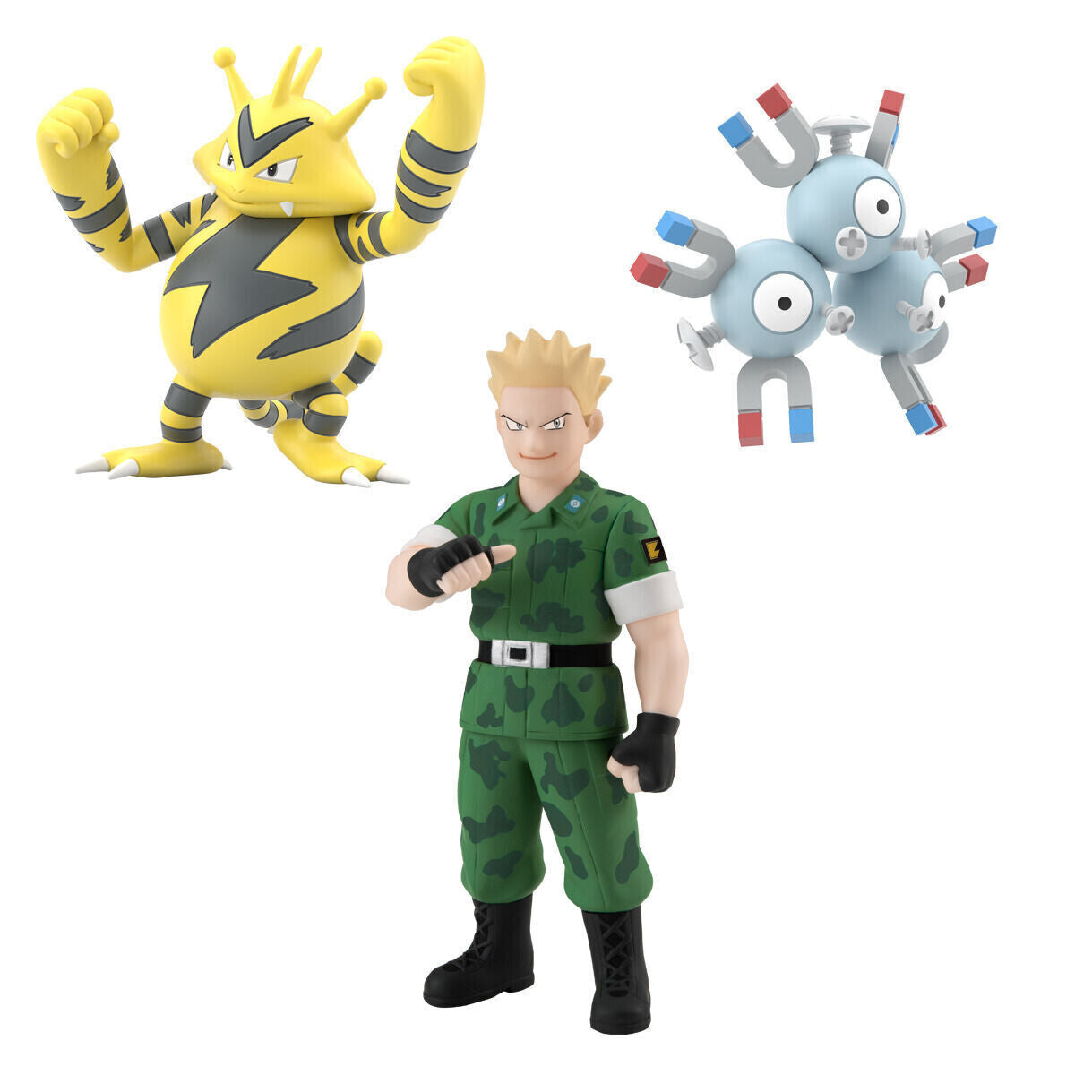 *UK Dispatch* BANDAI Pokemon Scale World  - Lt. Surge, Magneton & Electabuzz Set