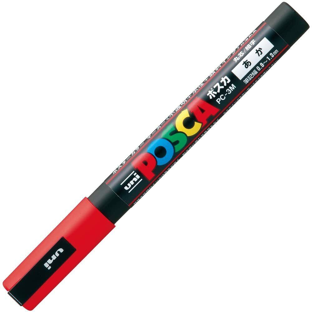 *BUY 3 GET 1 FREE* UNI POSCA PC-3M Multi-Coloured Water Colour Marker