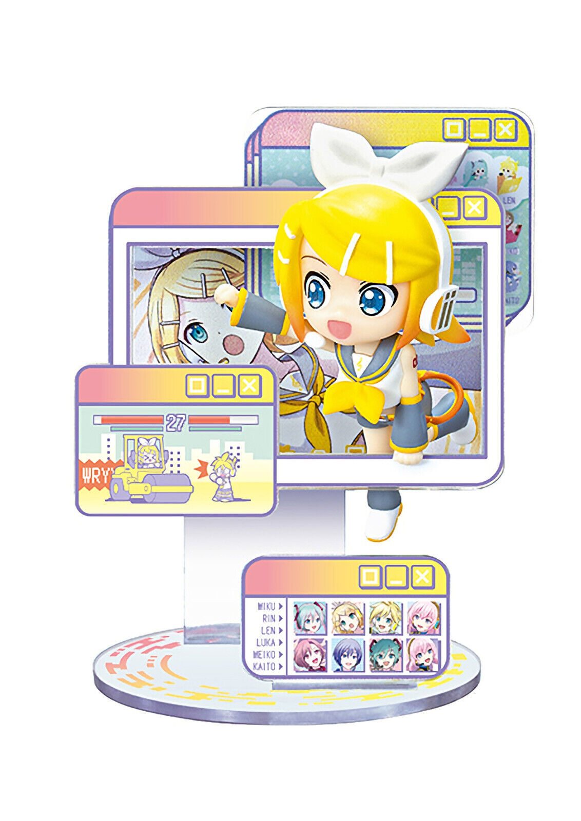 *UK Dispatch* Re-ment Hatsune Miku WINDOW FIGURE Collection - 3. Kagamine Rin