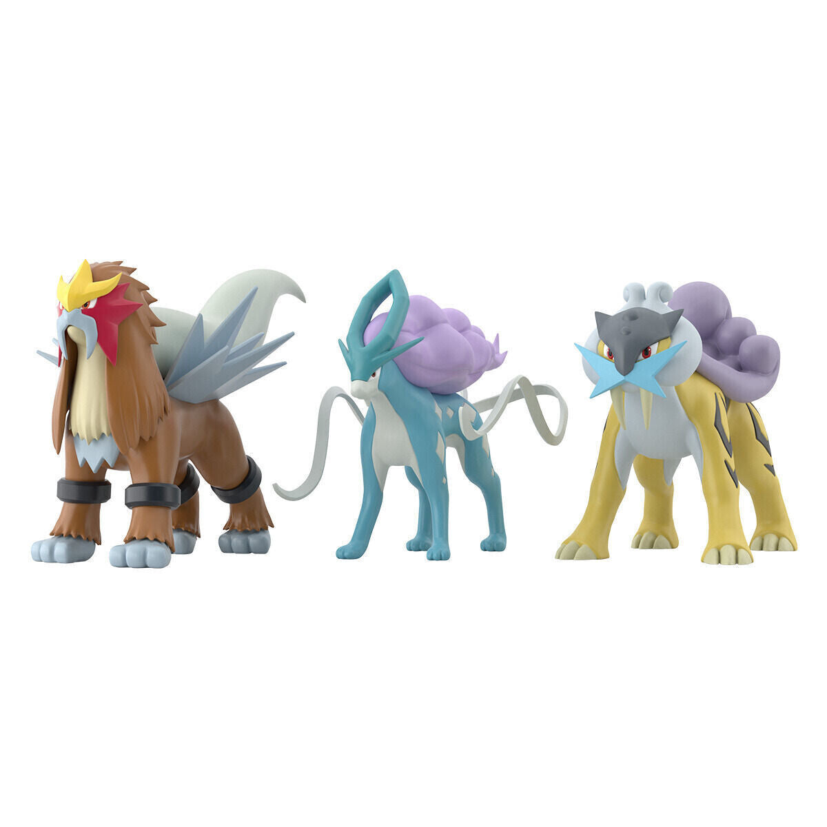 *UK STOCK* BANDAI Pokemon Scale World Jout Region - Raikou, Entei & Suicune