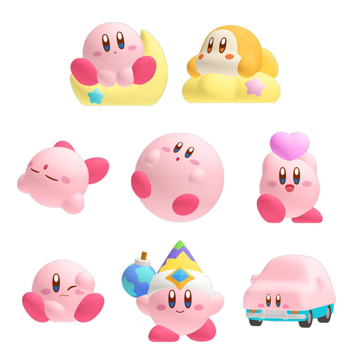 *UK Dispatch* BANDAI Kirby Friends 3 Collectible Figure - 3. Kirby (Sleep)