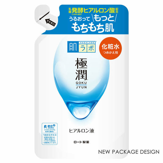 *UK Dispatch* ROHTO Hada labo Gokujyun Hyaluronic Acid Face Toner REFILL 170ml