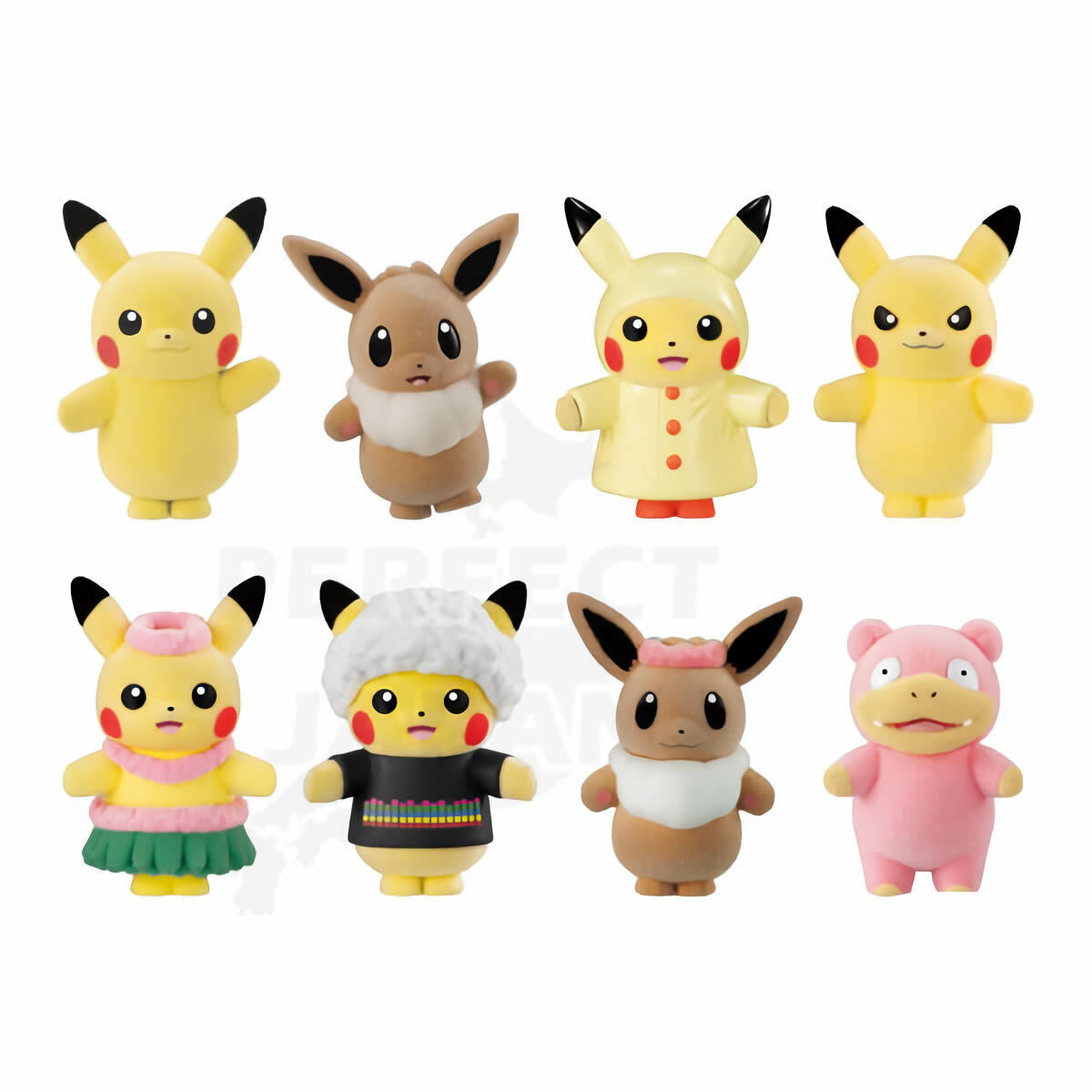 *BUY 2 GET 1 FREE* BANDAI Pokemon Flocked Figures vol.3 - 7. Eevee(Flower)