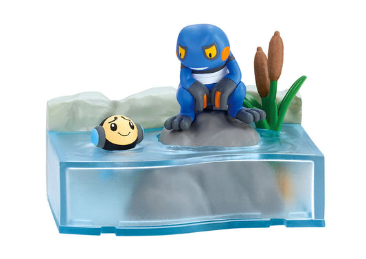 *UK Dispatch* Re-ment Pokemon Nonbiri Time at River  - 6. Tympole & Croagunk