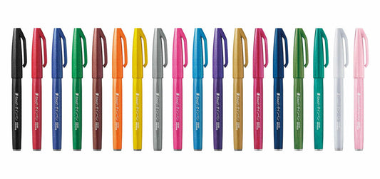 *BUY 3 GET 1 FREE* Pentel Fude Touch Brush Fudetouch Sign Pen 