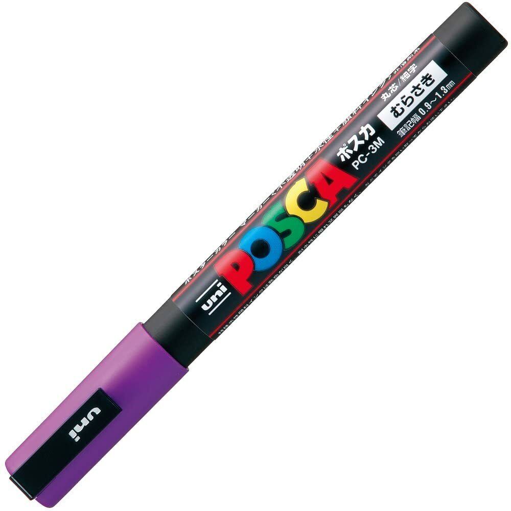 *BUY 3 GET 1 FREE* UNI POSCA PC-3M Multi-Coloured Water Colour Marker