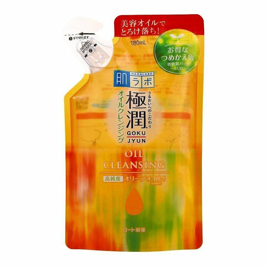 *UK Dispatch* ROHTO Hada labo Gokujyun MOIST OIL Clensing Oil Refill 180ml