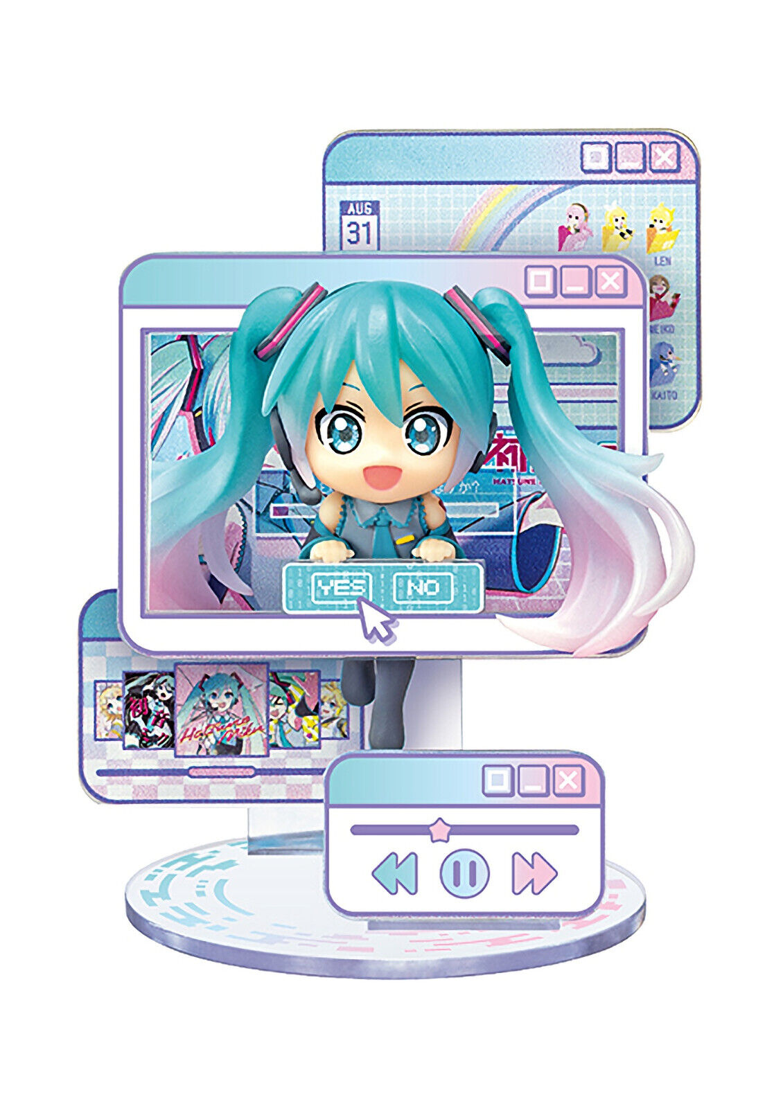 *UK Dispatch* Re-ment Hatsune Miku WINDOW FIGURE Collection - COMPLETE SET