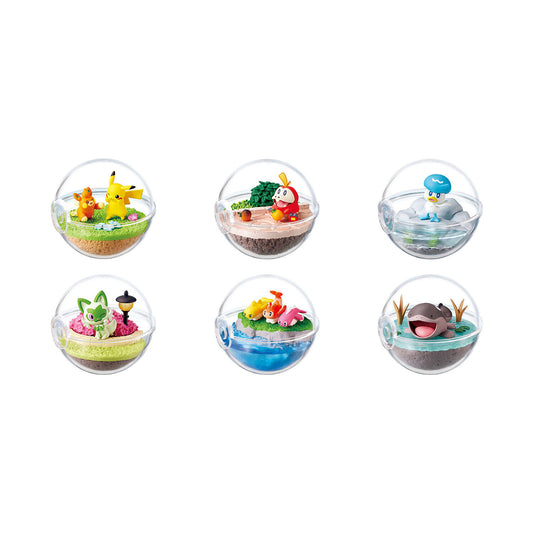 *UK Stock* Re-ment Pokemon Terrarium Collection EX Paldea Region - COMPLETE SET