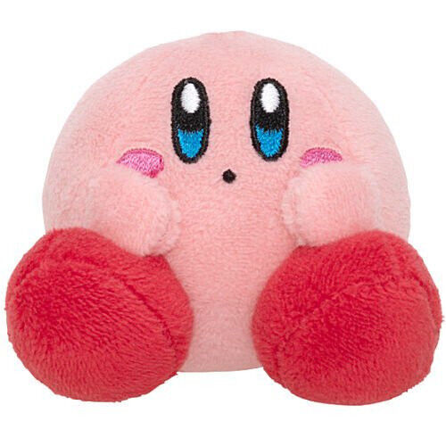 *UK Dispatch* Kitan Club Kirby Sitting Plush Mascot - 2. Blanky Face