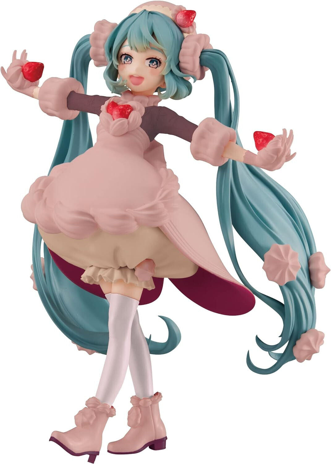 *UK STOCK* FuRyu HATSUNE MIKU Sweet Sweet Strawberry Short Cake Figure