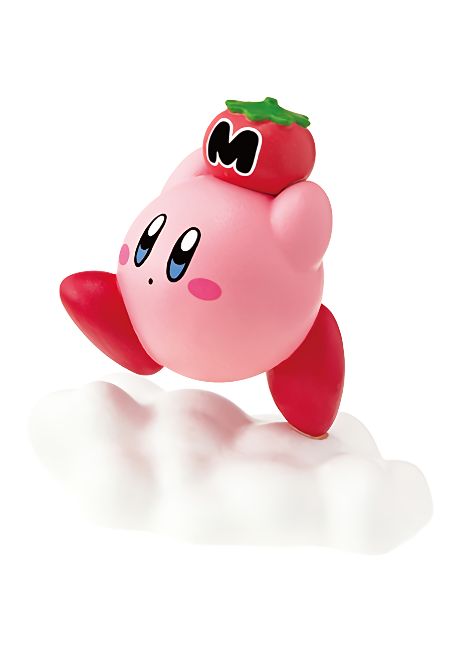 *UK Dispatch* Re-ment Kirby Walking Eraser Figure - 3. Kirby & Maxim Tomato